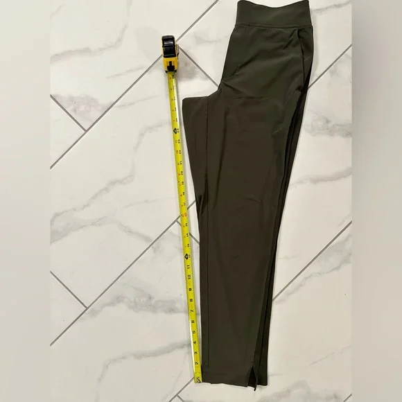Athleta BROOKLYN MID RISE ANKLE PANT, Olive Green, size 0 - Picture 7 of 7